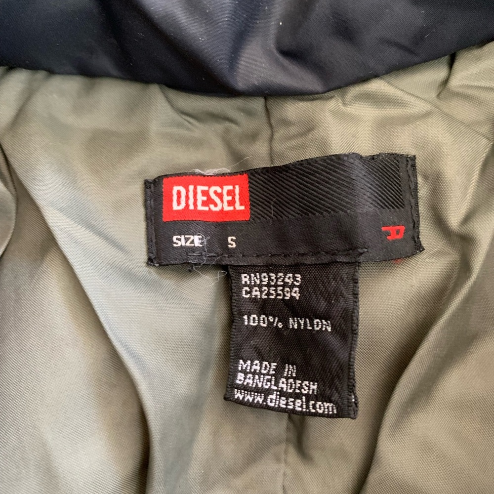 Diesel black small down jacket - Picture 2 of 2